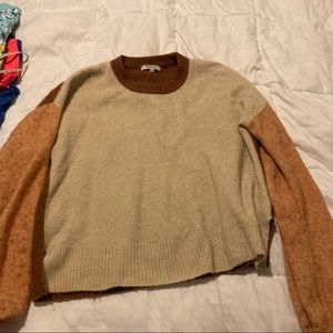 Madewell color block sweater